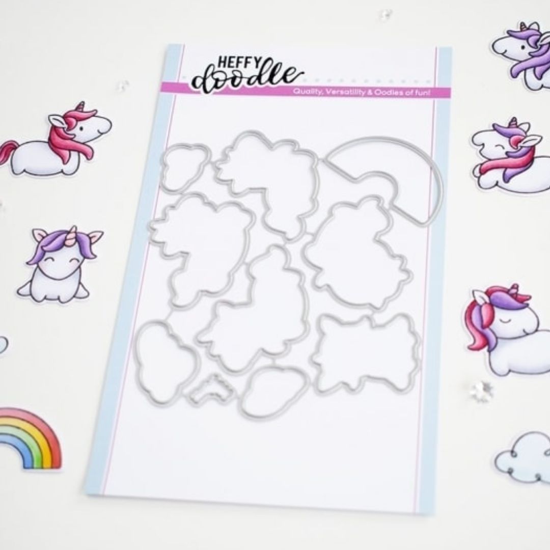 Fluffy Unicorns Die Set