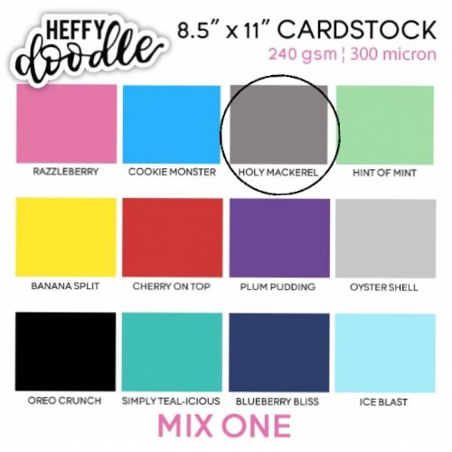 Holy Mackerel Cardstock (5 pieces)