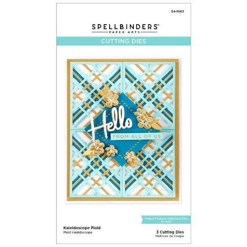 Kaleidoscope Plaid Etched Dies