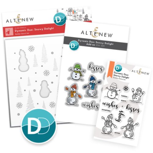 Dynamic Duo: Snowy Delight & Add-on Die Bundle