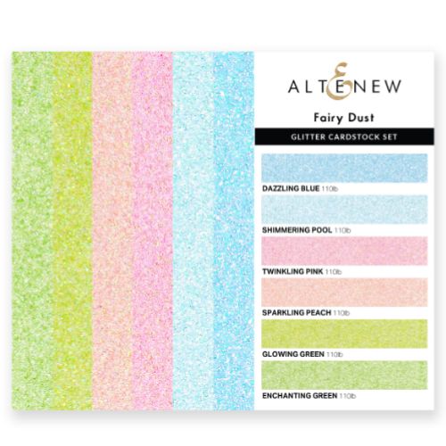 Fairy Dust Glitter Gradient Cardstock