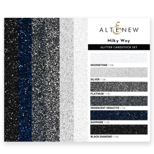 Milky Way Glitter Gradient Cardstock