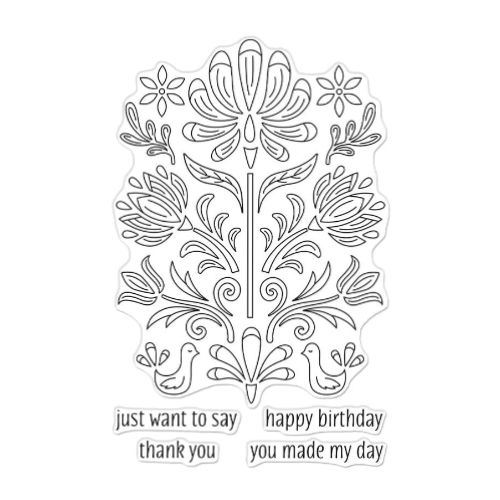 Folk Art Stamp Set