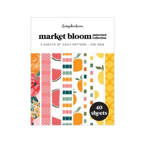 Market Blooms a2 Patterned Paper