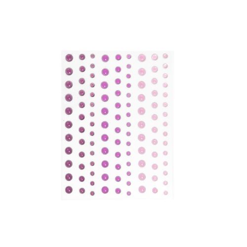 Translucent Pinks Enamel Dots