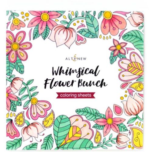 Whimsical Flower Bunch Colouring Pages