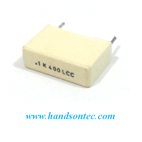 100nf 400v Metallized Polyester Film Box Capacitor