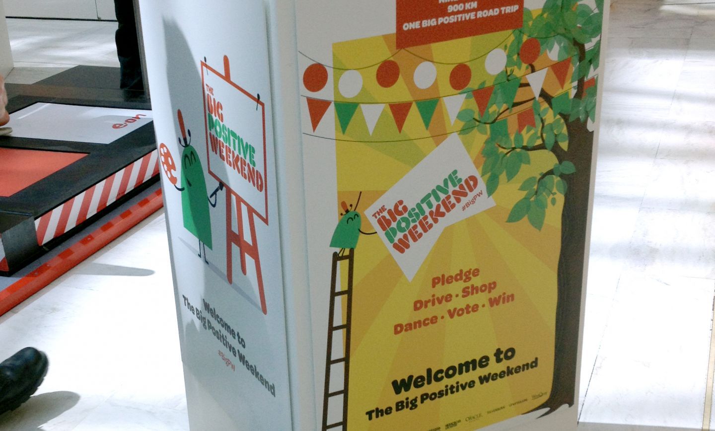 Big Positive Weekend first roadshow