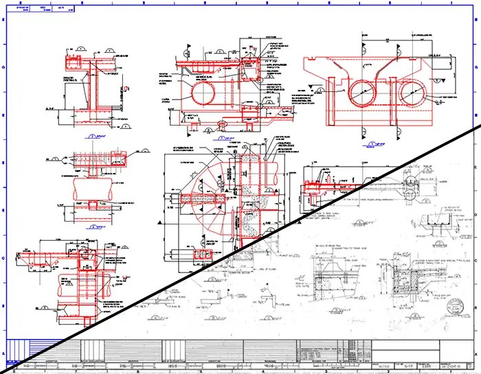 Paper to CAD Drafting Services