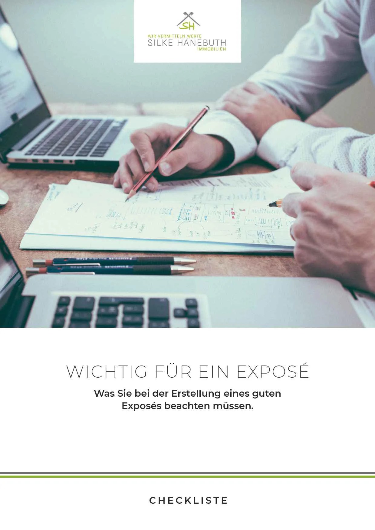 Was gehört in ein Exposé?