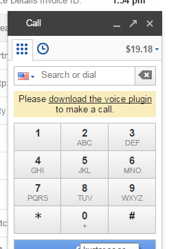 If you're using the google voic. Solution for Google Voice not working from GMAIL :: Download the voice plugin forever - Haneef ...