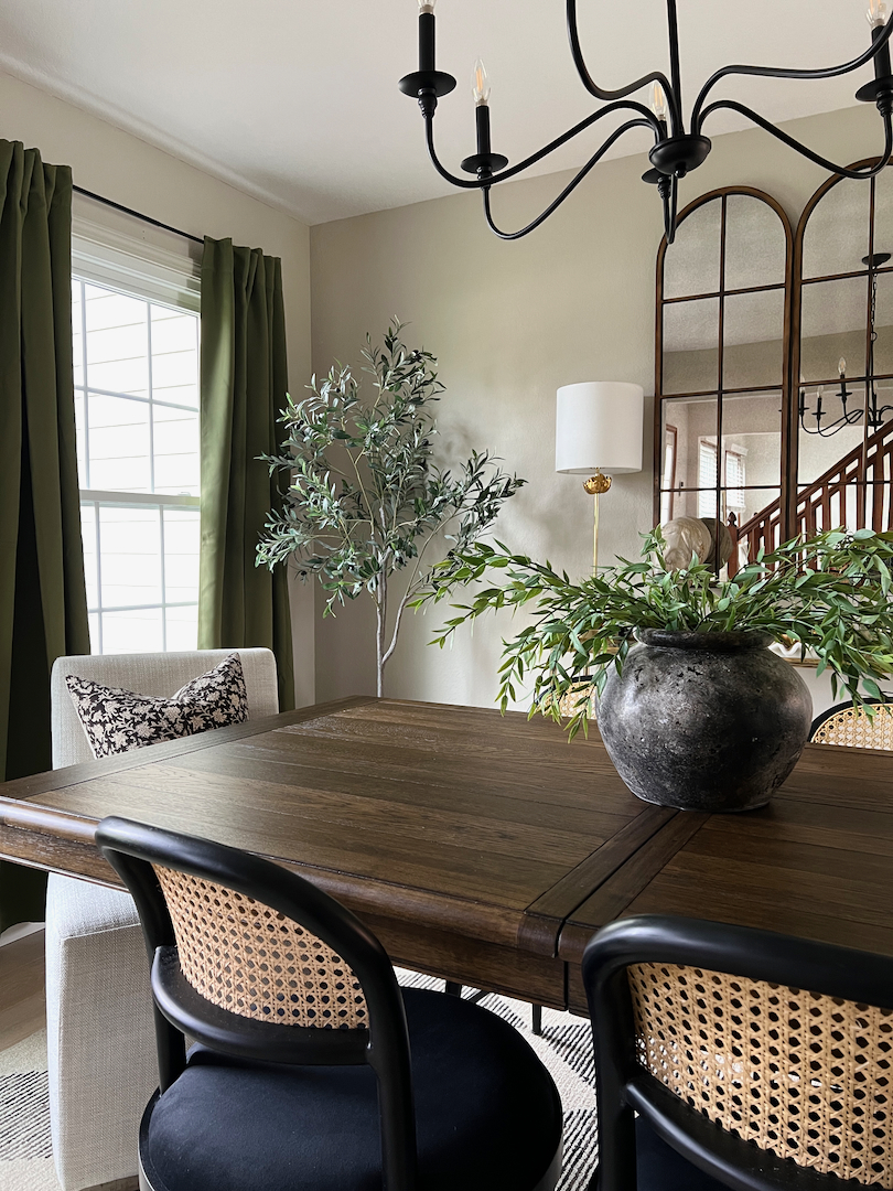 Dining room makeover with gardner white