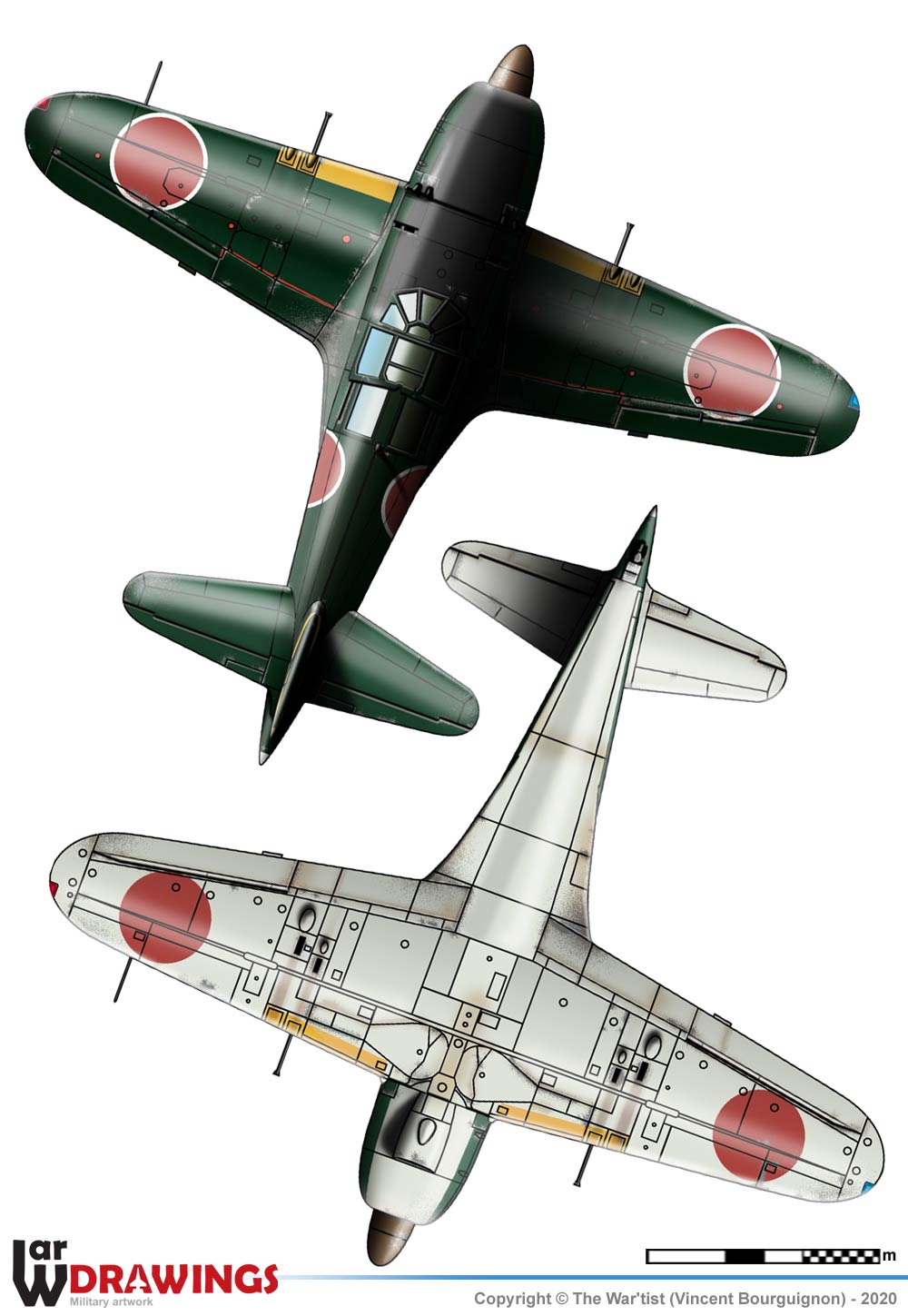 Mitsubishi J2M3 Raiden & A6M5 Zero Combo | Hangar 47