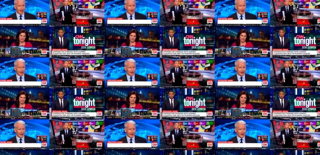 CNN media collage, Herland Report