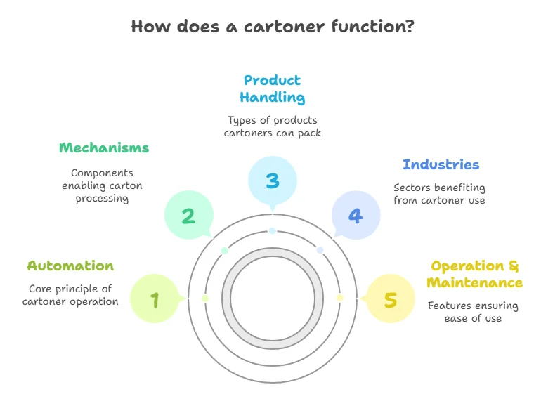 How does a cartoner function