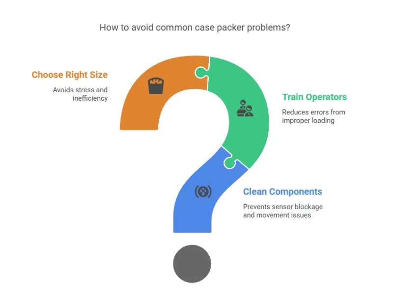 How to avoid common case packer problems
