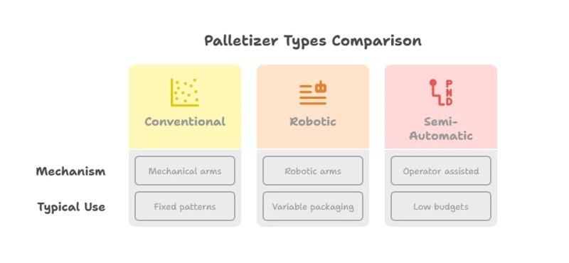Palletizer Types Comparison