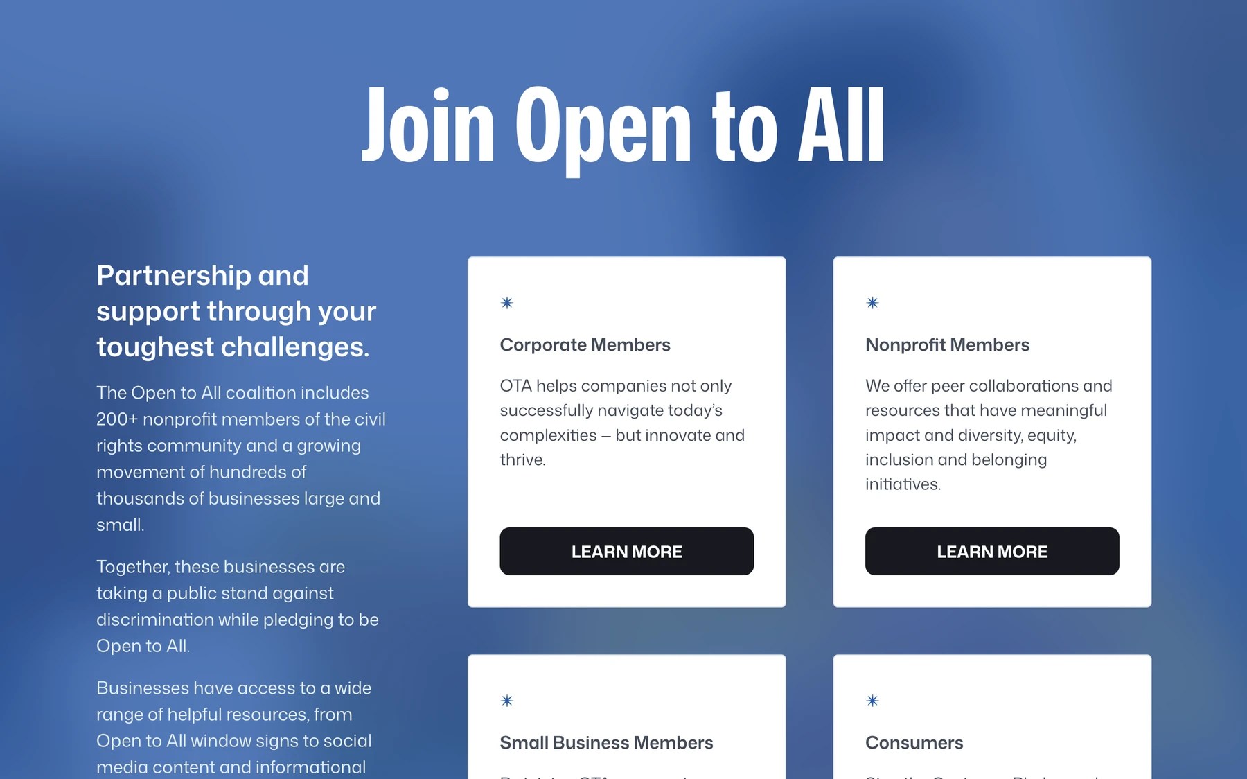 Open to All - Join