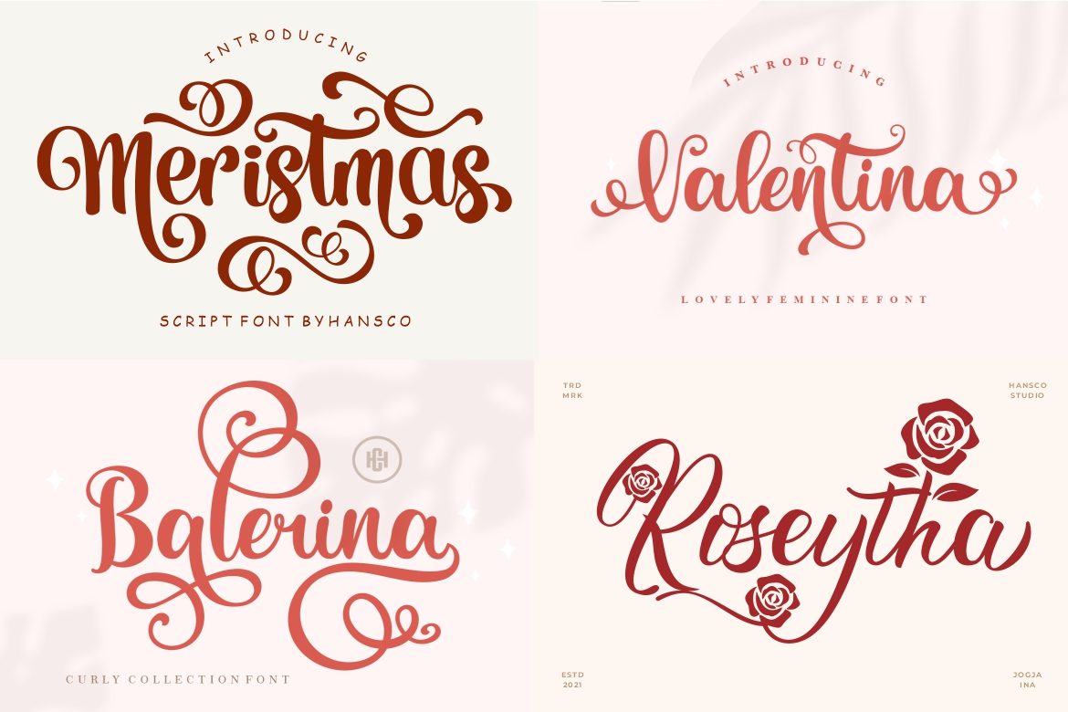 Script Handwriting Font Bundle Preview 10