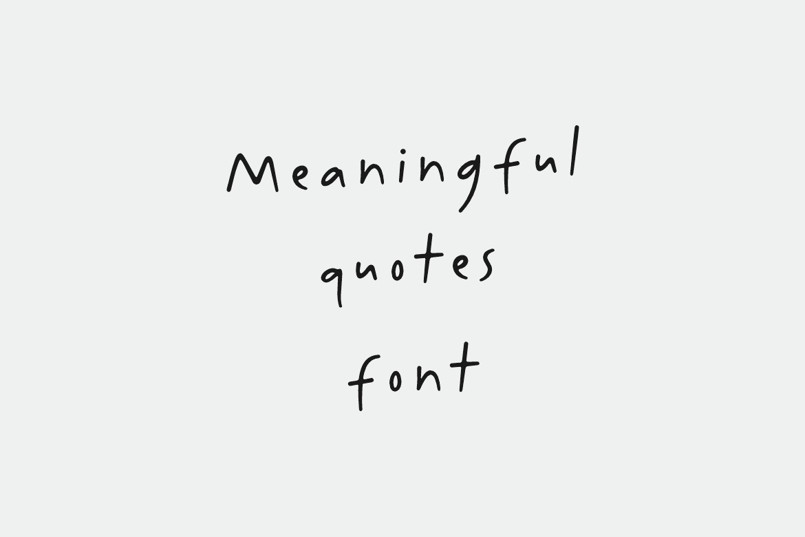 Meaningful 1