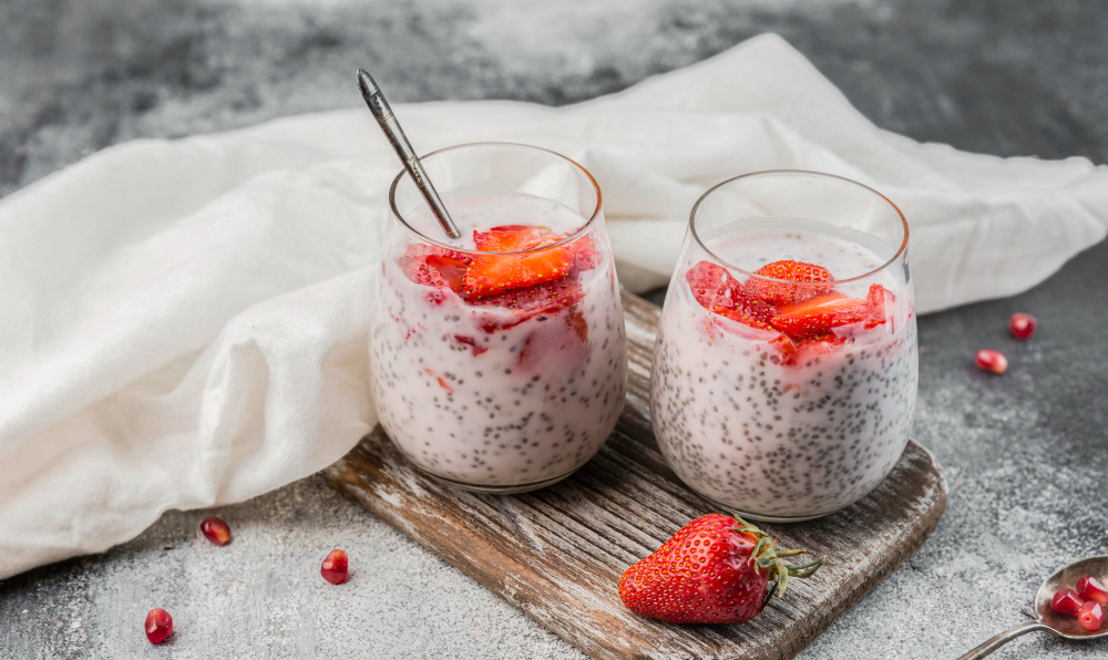 Chia Pudding with Yogurt