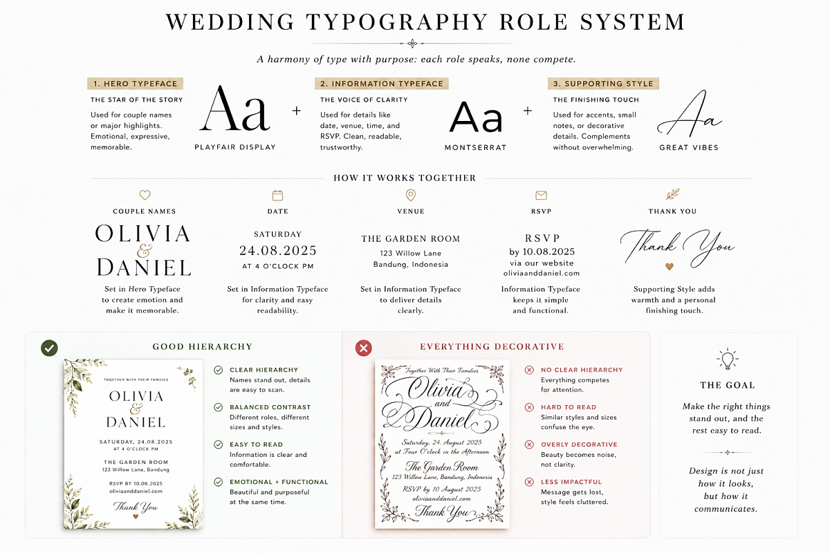 Printable Wedding Cards Design Ideas For Invitations And Thank You Notes Preview4  Wedding Typography Role System