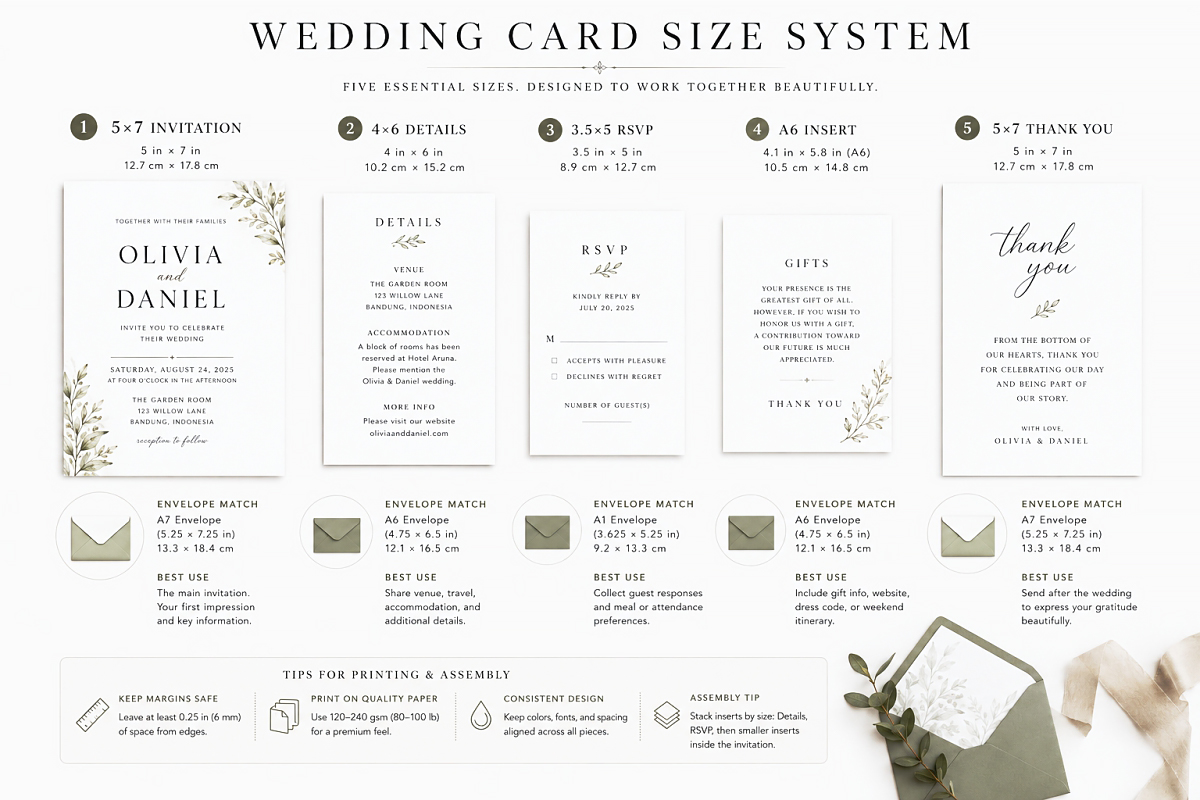Printable Wedding Cards Design Ideas For Invitations And Thank You Notes Preview5  Wedding Card Size System