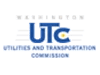 a blue logo for UTC