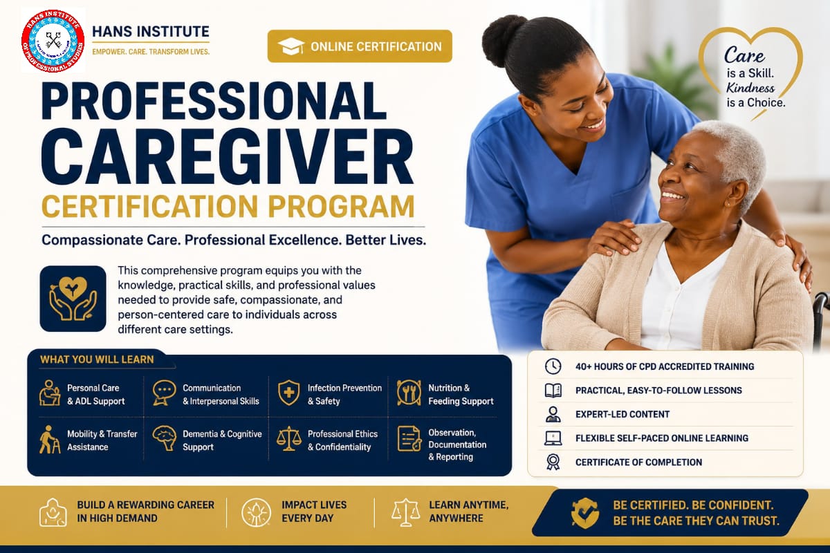 Professional Caregiver Certification Program