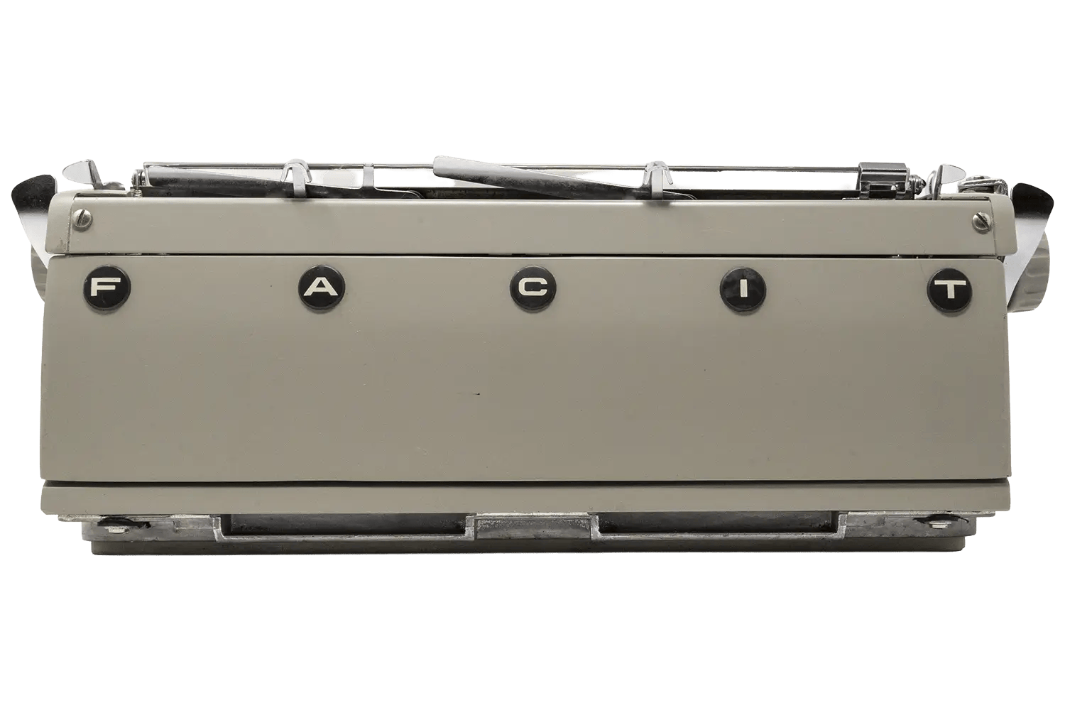 Facit TP1 Typewriter (1961): Rear View