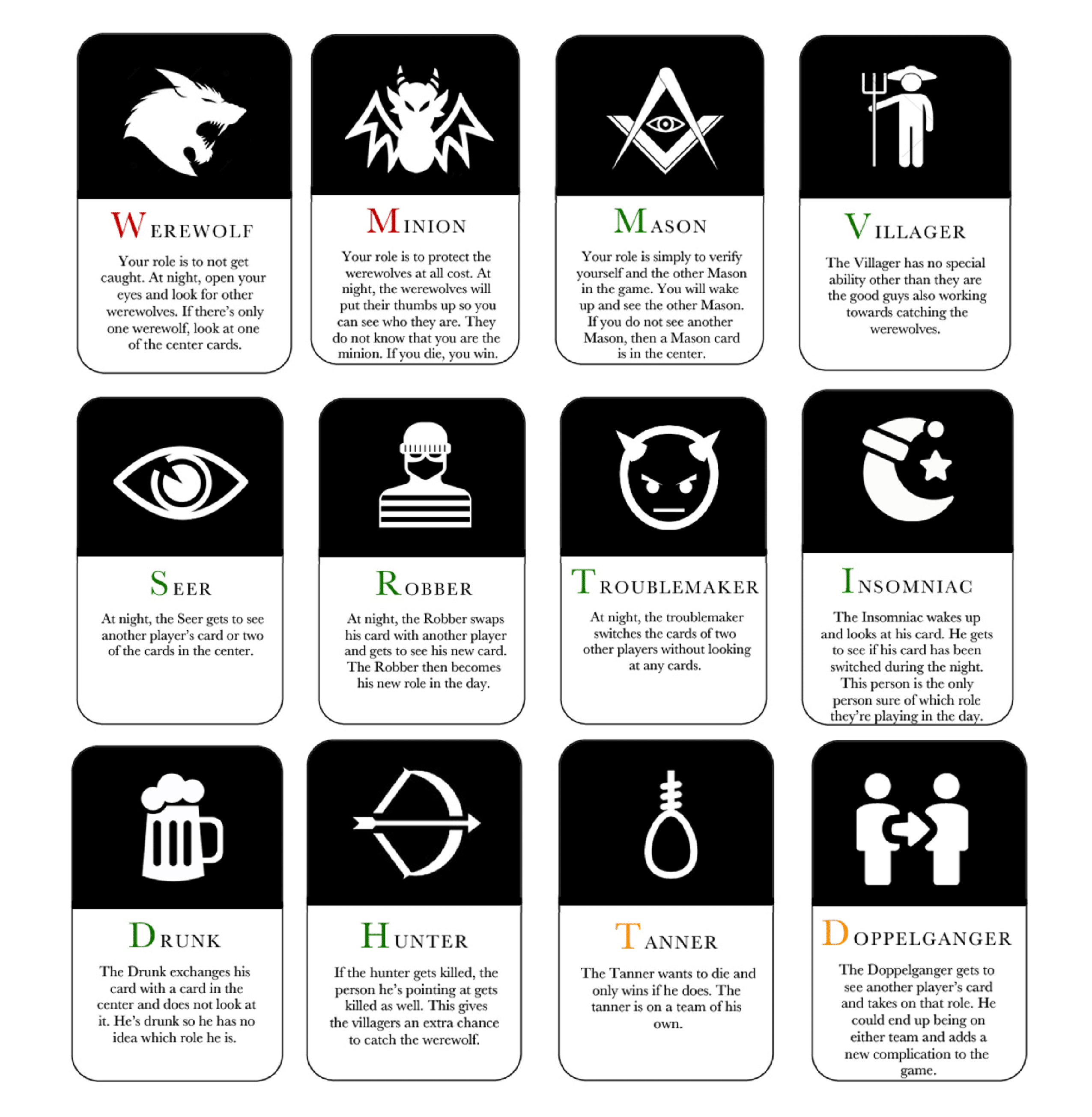 Play your vampire or werewolf. One Night Ultimate Werewolf Virtual Gaming