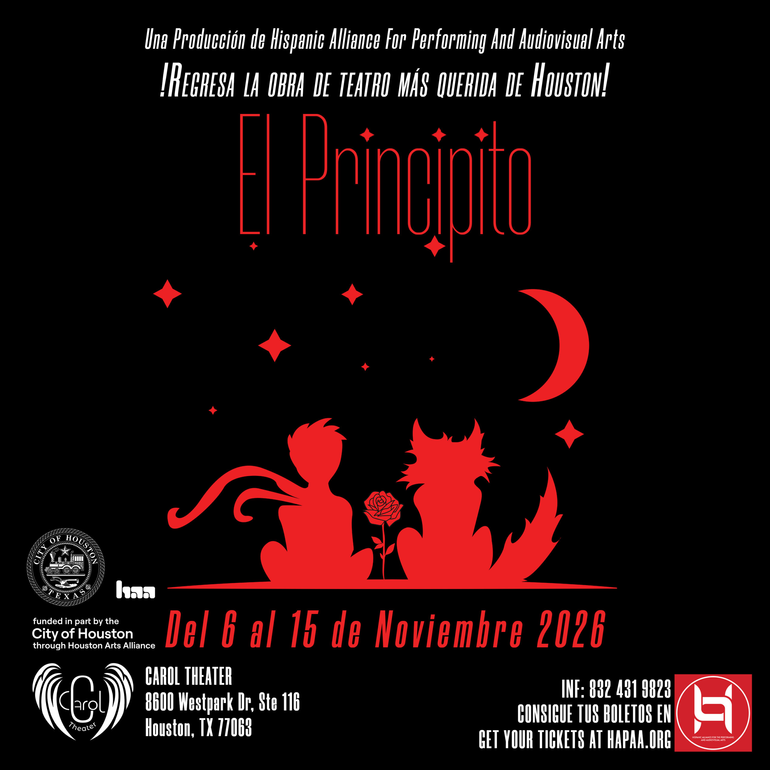 El Principito Houston 2026