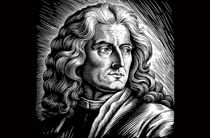 ISAAC  NEWTON,  LE NATIF PHARE  DU  NOMBRE 7