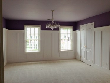 wainscoting batten board farmhouse around windows bedroom happyhautehome interior doors fullsizeoutput