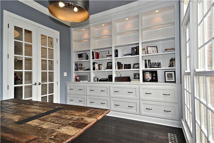 Modern Farmhouse Office Renovation Happy Haute Home