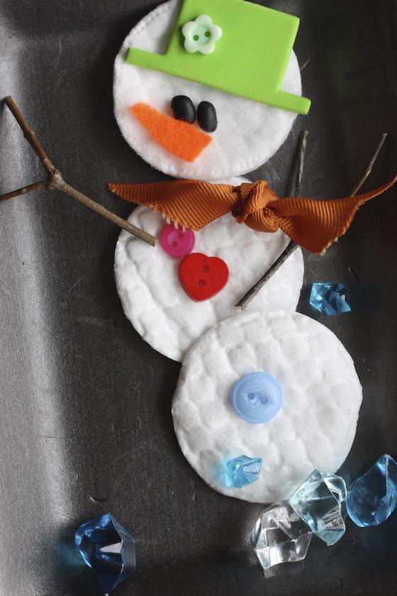 Generously apply glue to the snowman shape. Snowman Activity Tray Activity For Kids Happy Hooligans