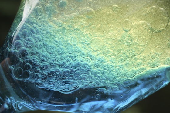 Ocean In A Bottle Experiment Fill the plastic bottle one-third to one-half full with water.