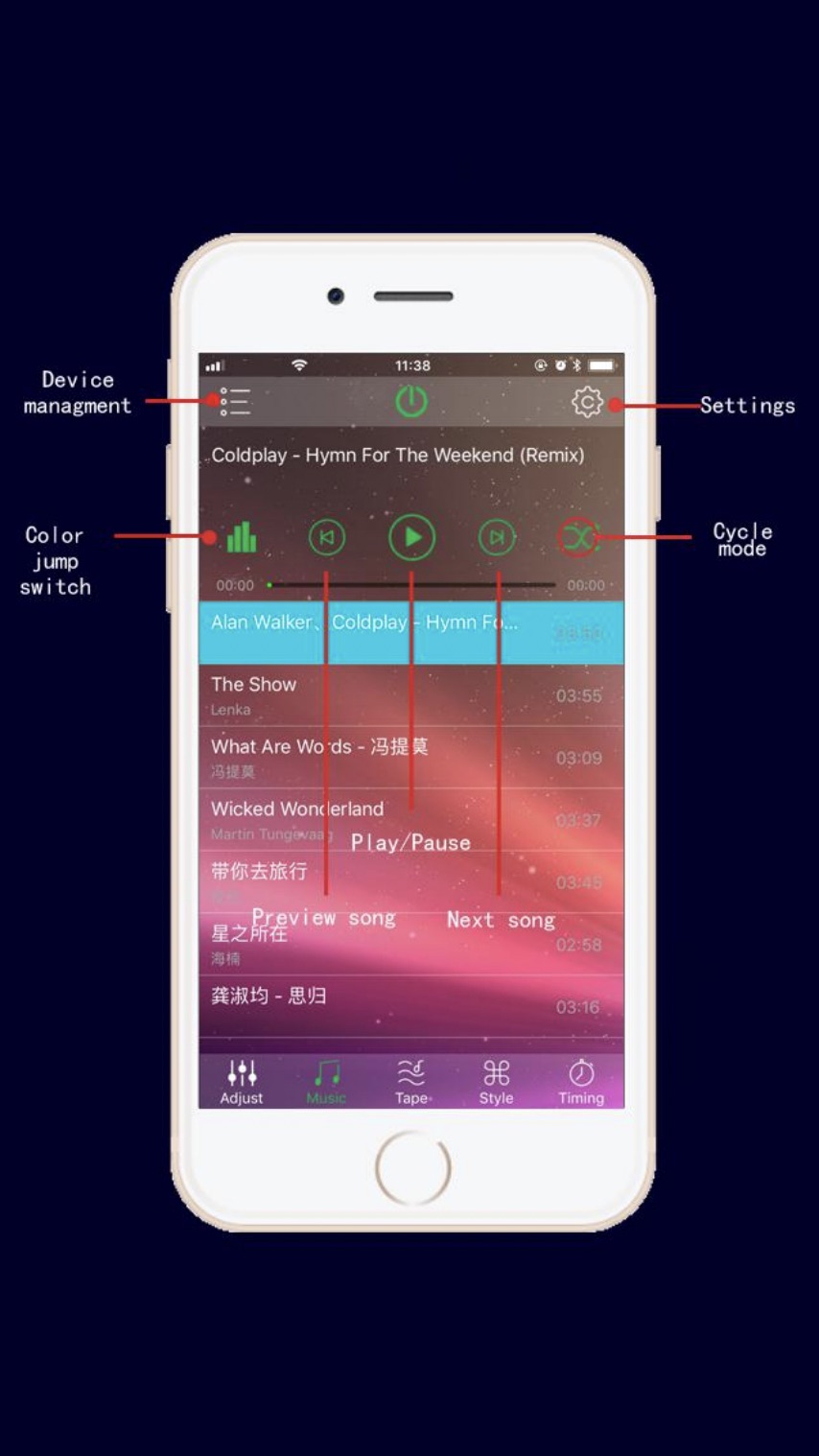 How to set up Happy manual) Happy Lighting