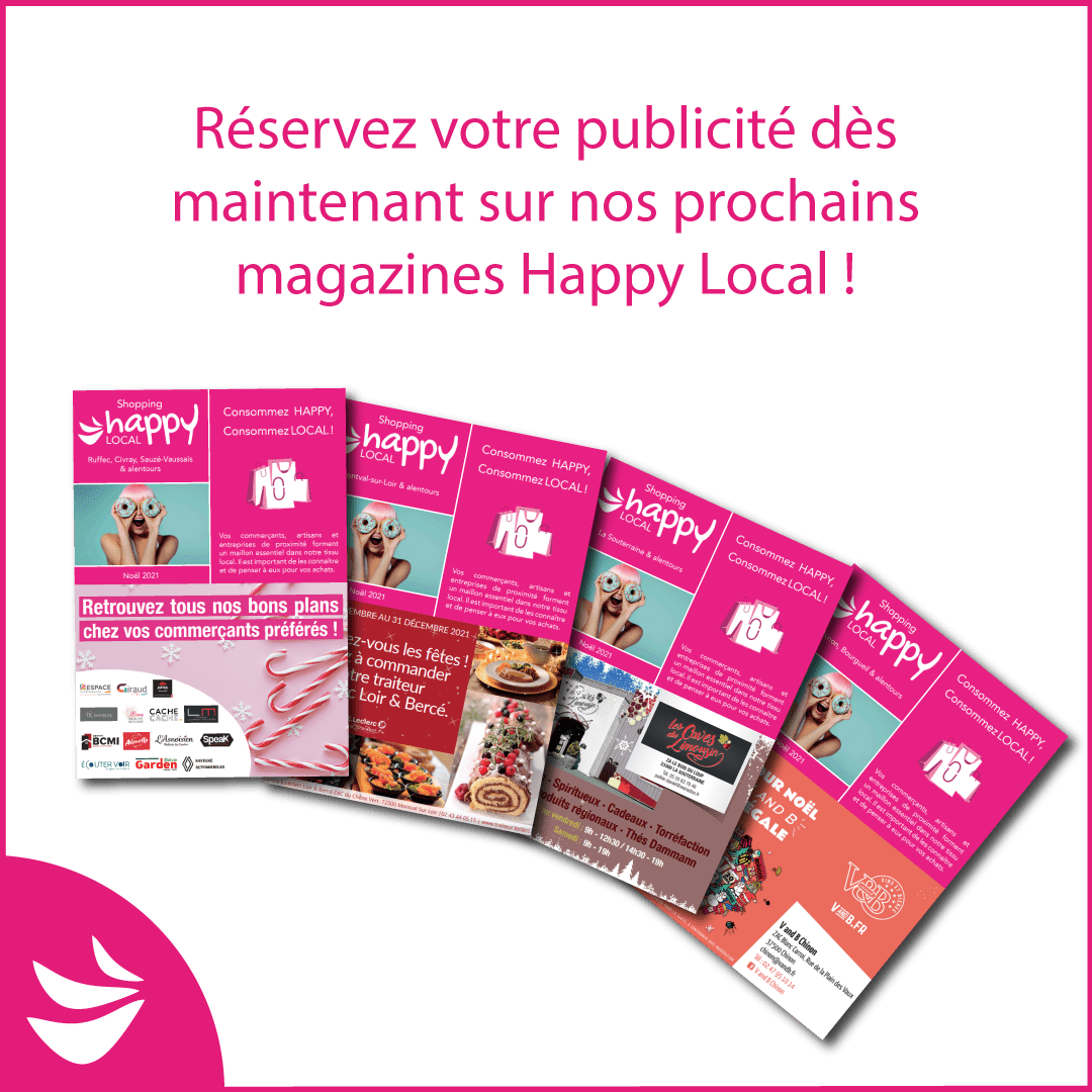 Lire la suite à propos de l’article Réservez votre publicité Happy Local édition printemps !
