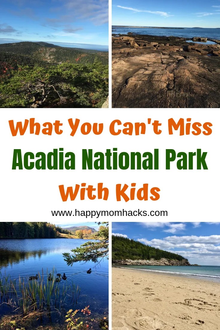 Acadia National Park with Kids. The best Things to do for families. Great hikes, beaches, searching tide pools and scenic drives. Take a great family road trip to Maine with these easy Acadia National Park Tips. #acadianp #nationalpark #familytravel #traveltips