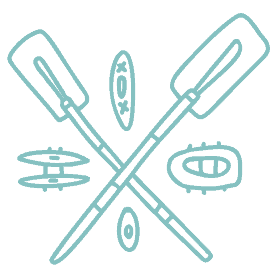 sketch kayak equipment
