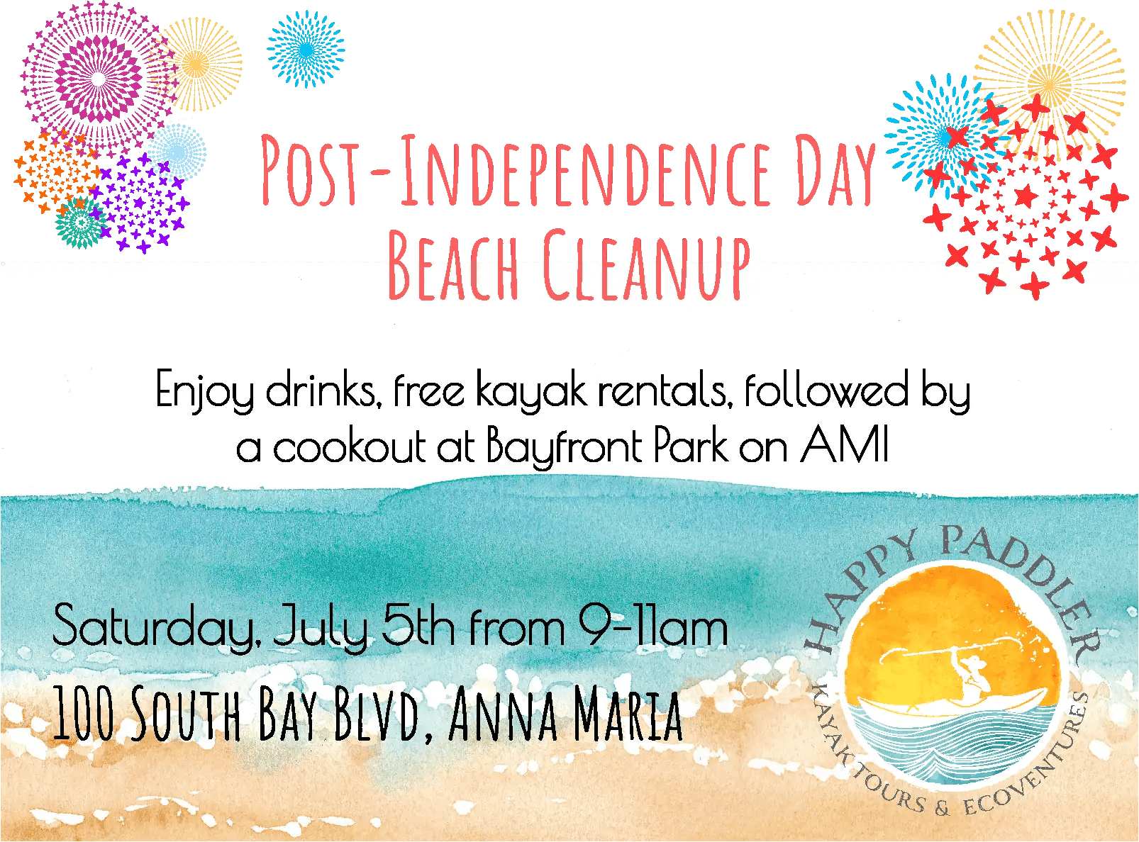 Independence Day Beach Cleanup Anna Maria Island
