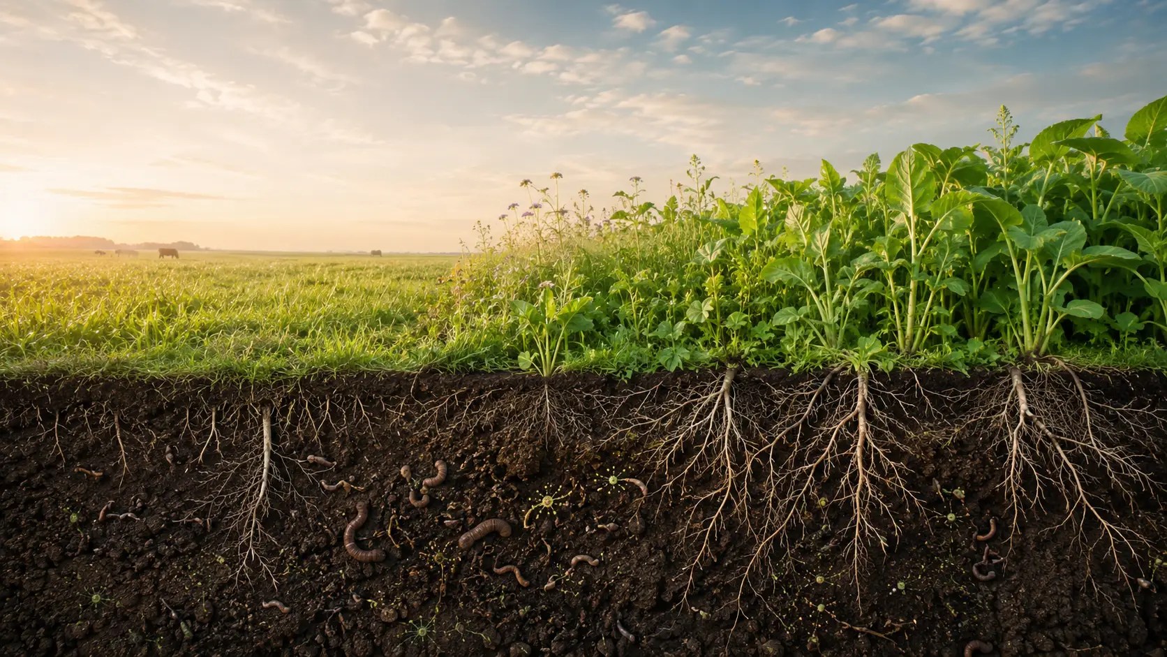 Farmers transitioning from input-heavy programs to sustainable soil function programs