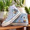 Luna Lovegood Ravenclaw Converse, Hand Embroidered Wizarding World High Tops