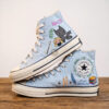 Luna Lovegood Converse, Hand Embroidered Ravenclaw Wizarding High Tops