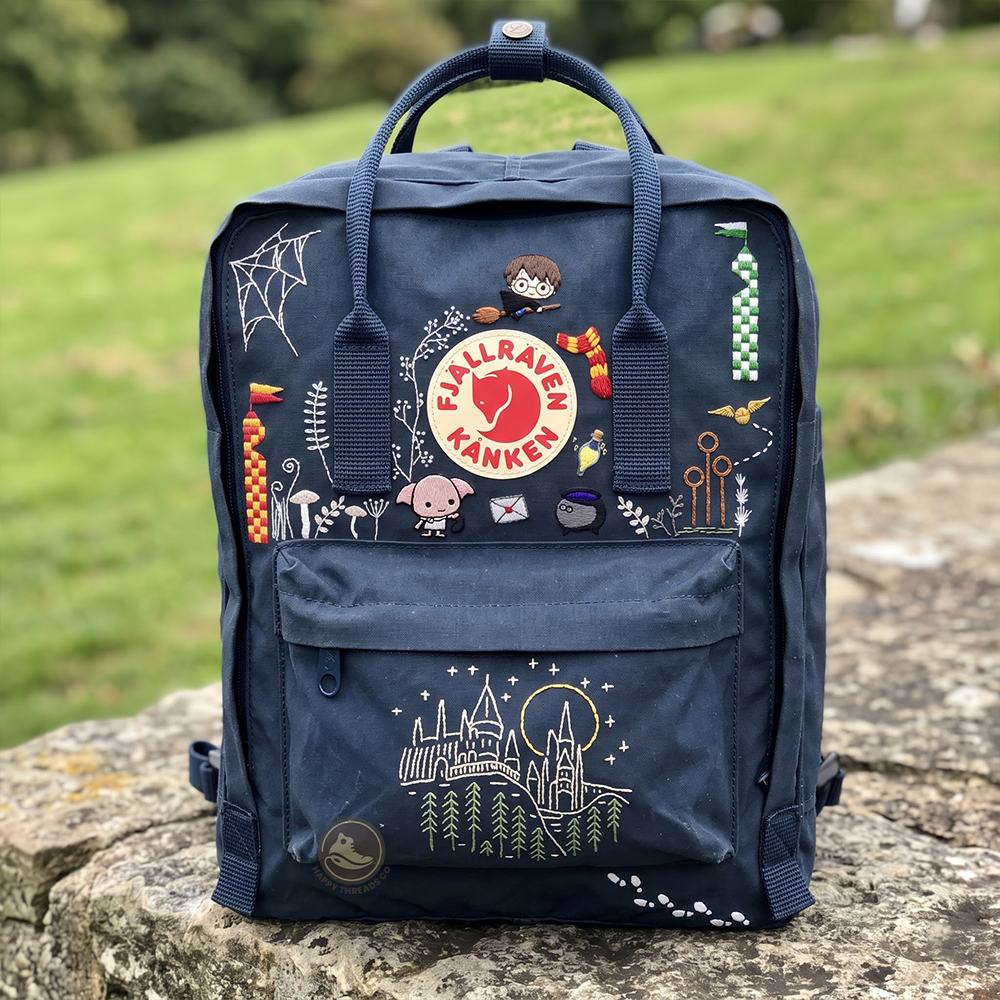 Harry Potter Kanken Backpack, Magical Embroidered Rucksack