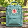 Mini Daisy Kanken Backpack, Delicate Floral Embroidered Rucksack