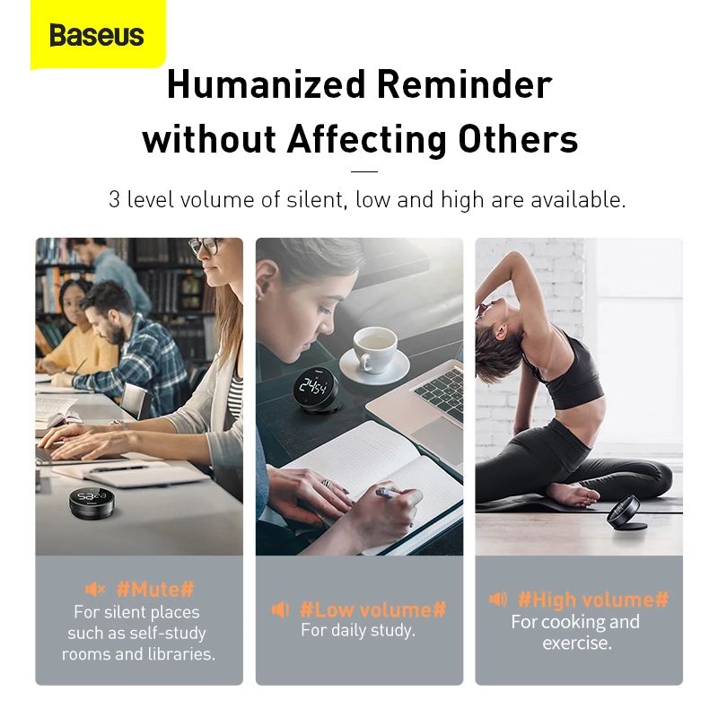 Baseus Heyo Rotation Countdown Timer Pro Harbar - Professional Mountain Design - 8K