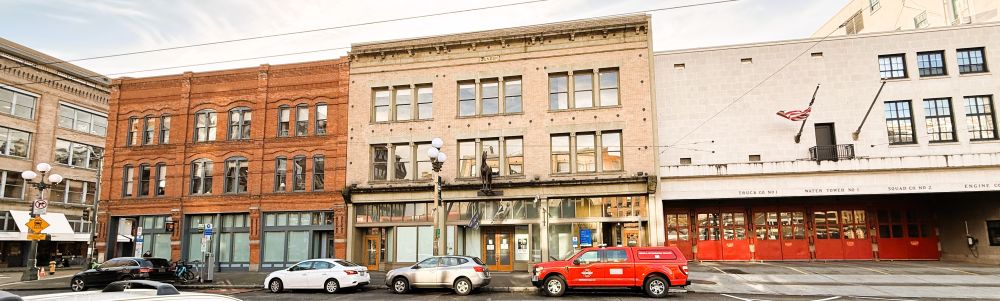 Exterior of New Pioneer Square Clinic location; currently called Duncan Building