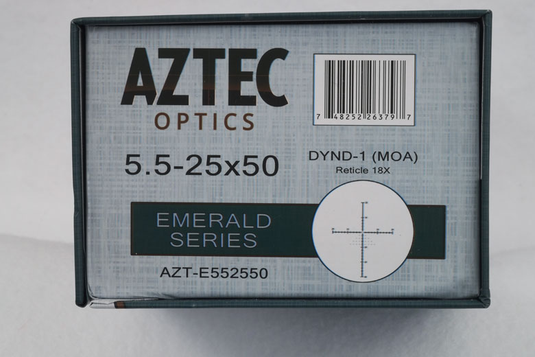 EYM 箱 A Close Look At The Aztec Emerald 5.5-25 x 50 Scope